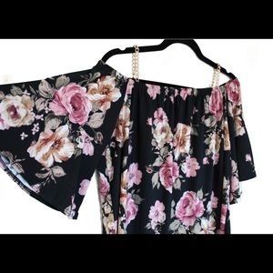 Soft floral print shirt